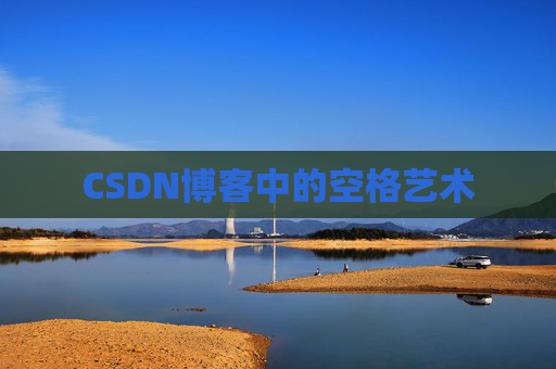 CSDN博客中的空格艺术